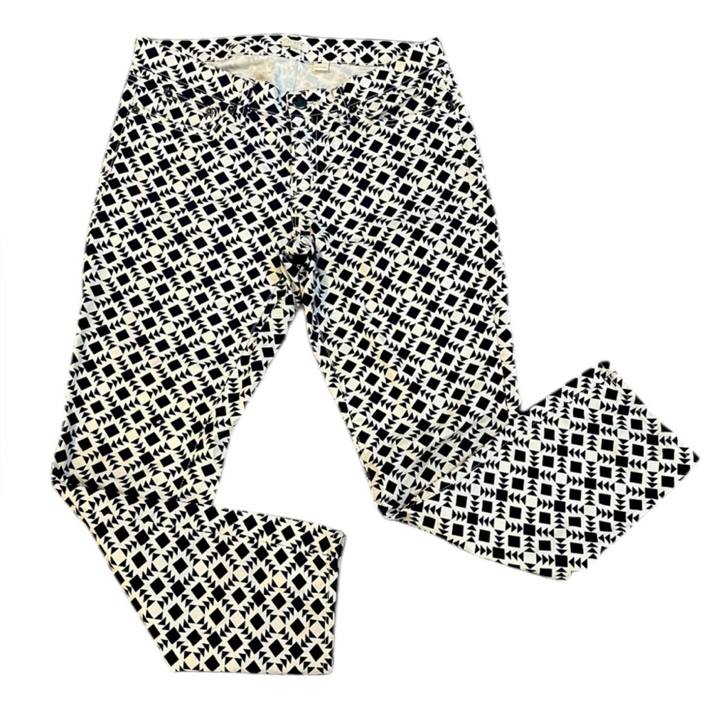 J.Crew Stretch Geo Print Skinny Jeans – Size 29